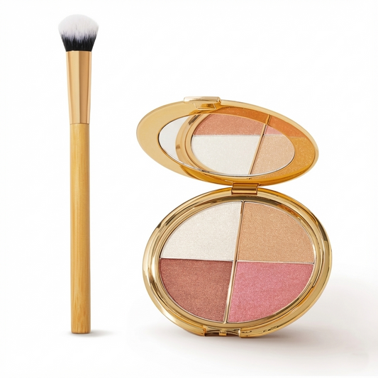 Wardrobe Eye & Cheek Palette - Eyeshadow & Highlighter Maintain moisture and beauty