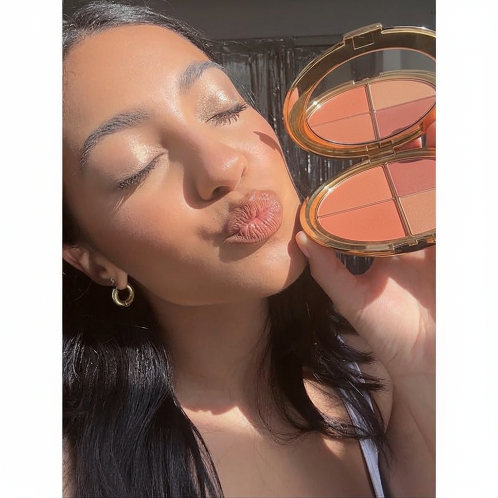 Wardrobe Eye & Cheek Palette - Eyeshadow & Highlighter Maintain moisture and beauty